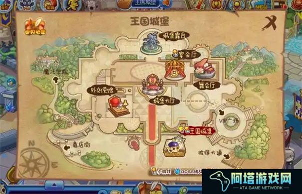 洛克王国世界魔法学院怎么去