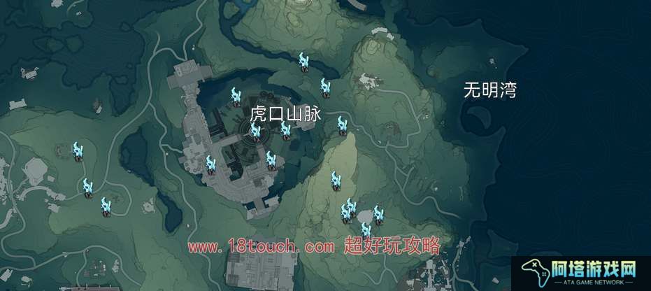鸣潮手游辉萤石采集分布图