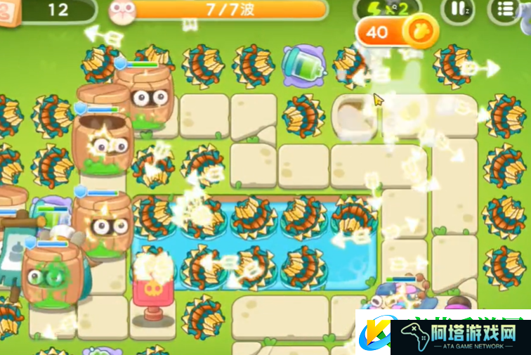 保卫萝卜4夏日垂钓19关攻略