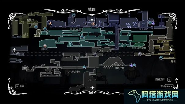 空洞骑士地图探索顺序